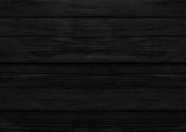 Textura de cor de madeira preta horizontal para fundo. Superfície luz limpa de mesa vista superior. Padrões naturais para trabalhos de arte de design e interior ou exterior. Grunge velho padrão de parede placa de madeira branca — Fotografia de Stock