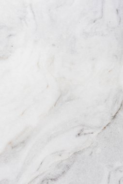 Beyaz mermer desen arkaplan deseni üst görünümü. Yüksek çözünürlüklü doğal taş döşeme. Lüks soyut modeller. Pankart, duvar kağıdı, ambalaj tasarımı şablonu için mermer tasarımı