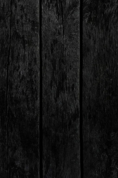 背景にはブラックグレーの木色の質感水平。表のトップビューの表面の光をきれいにします。デザインアート作品やインテリアや外装のための自然なパターン。古い白い木の板壁のパターンを粉砕 — ストック写真