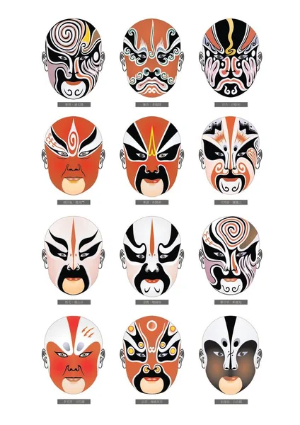 Pekin Operasında yüz makyajı