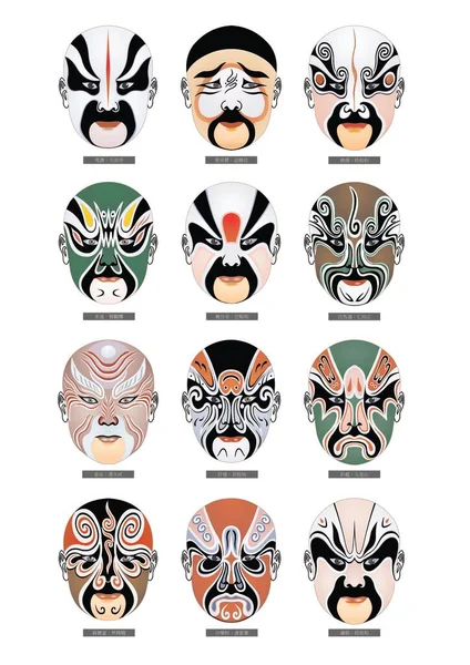 Pekin Operasında yüz makyajı