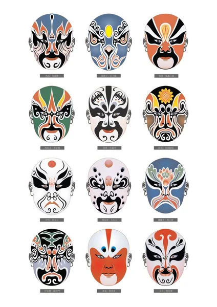 Pekin Operasında yüz makyajı