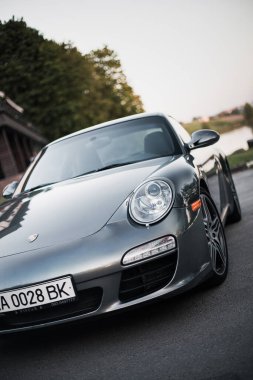 Kyiv, Ukrayna - 12.06.2021: Porsche 911 Carrera S 997