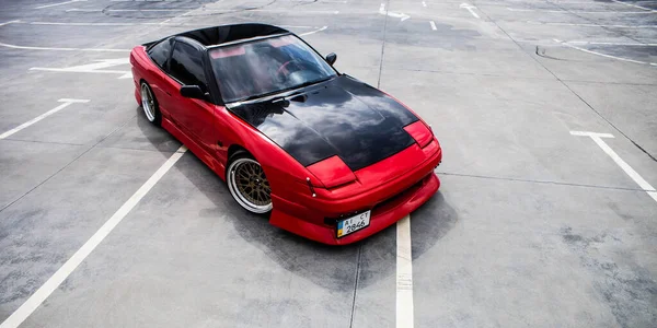 Kiev Ucrania 2021 Nissan 200Sx Silvia S13 Jdm — Foto de Stock