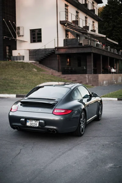 Kyiv, Ukrayna - 12.06.2021: Porsche 911 Carrera S 997