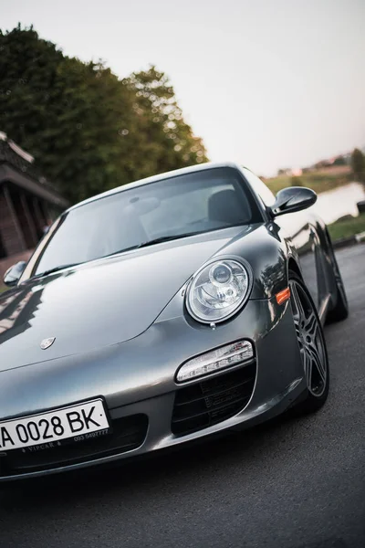 Kyiv, Ukrayna - 12.06.2021: Porsche 911 Carrera S 997