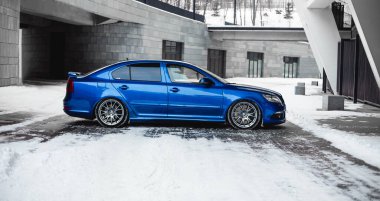 Kışın Skoda Octavia RS