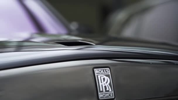 Kijów Ukraina 2021 Rolls Royce Cullinan — Wideo stockowe