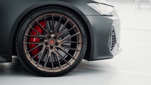 Kijów Ukraina 2020 Audi Rs6 Wnętrze — Wideo stockowe