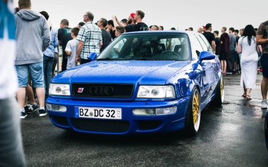 Wroclaw, Polonya - 12.06.2021: Irkçılık 2017 Araba Olayı 