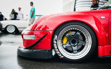 Wroclaw, Polonya - 12.06.2021: Irkçılık 2017 Araba Olayı 