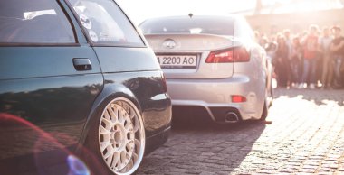 Kyiv, Ukrayna - 12.06.2021: Bırakma Kipi Araba Olayı 2016