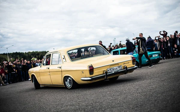 Białoruś Mińsk 2021 Grably Cars Festival — Zdjęcie stockowe