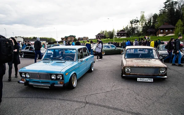 Belarus Minsk 2021 Grably Cars Festival — Fotografia de Stock