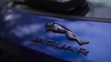 Kyiv, Ukrayna - 12.06.2021: Jaguar F-Pace