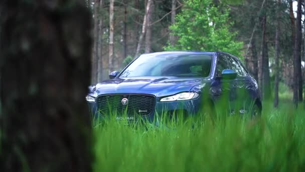 ウクライナのキエフ 2021 Jaguar Pace — ストック動画