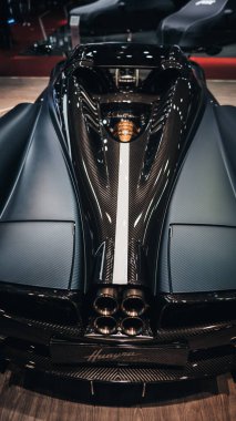 Cenevre, İsviçre - 01.05.2019: Cenevre Uluslararası Otomobil Fuarı 2019