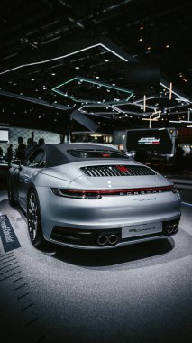 Cenevre, İsviçre - 01.05.2019: Cenevre Uluslararası Otomobil Fuarı 2019