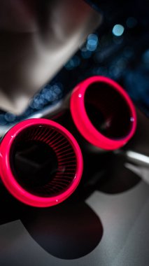 Cenevre, İsviçre - 01.05.2019: Cenevre Uluslararası Otomobil Fuarı 2019