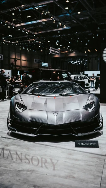 Genf Svájc 2019 Genfi Nemzetközi Autókiállítás 2019 — Stock Fotó
