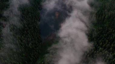 Synevyr Gölü. Ukrayna 'nın en büyük dağ gölü, deniz seviyesinden 989 metre yükseklikte yer almaktadır. Ukrayna