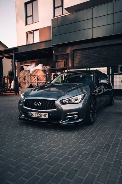 Kyiv Ukraine 2020 Infiniti Q50 — Stock Fotó