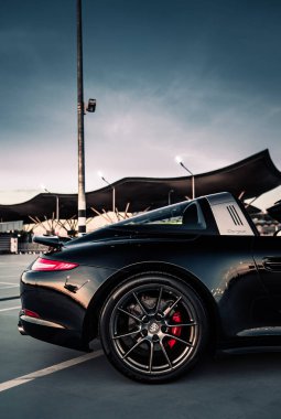 Kyiv, Ukrayna - 11.06.2021: Porsche 911 Carrera 4S Targa