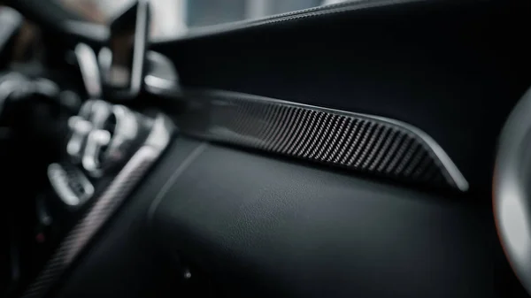 우크라이나 키예프 2021 Mercedes Benz Amg C63 Carbon Interior — 스톡 사진