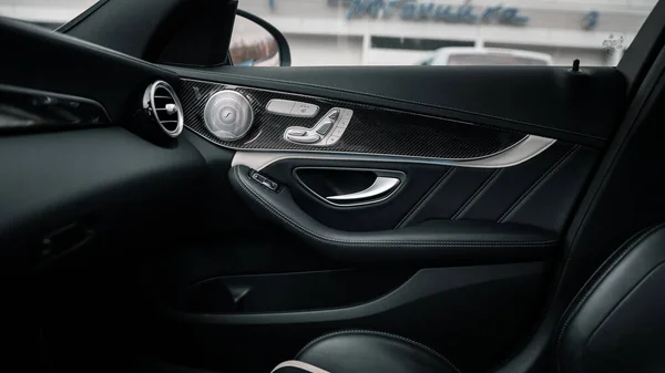 Kijev Ukrajna 2021 Mercedes Benz Amg C63S Carbon Interior — Stock Fotó