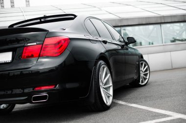 Kyiv, Ukrayna - 11,06.2021: BMW 7-Serisi