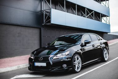 Kyiv, Ukrayna - 11.06.2021: Lexus GS