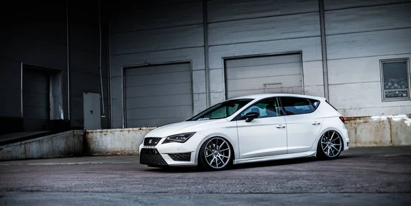 Kiew Ukraine 2021 Seat Leon — Stockfoto