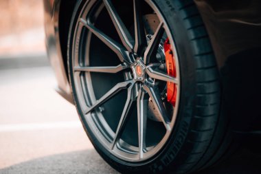 Kyiv, Ukrayna - 20.12.2020: Ferrari GTC 4 Lusso