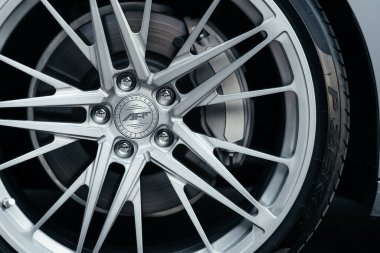 Kyiv, Ukrayna - 20.12.2020: Audi A4 B9 S-Line