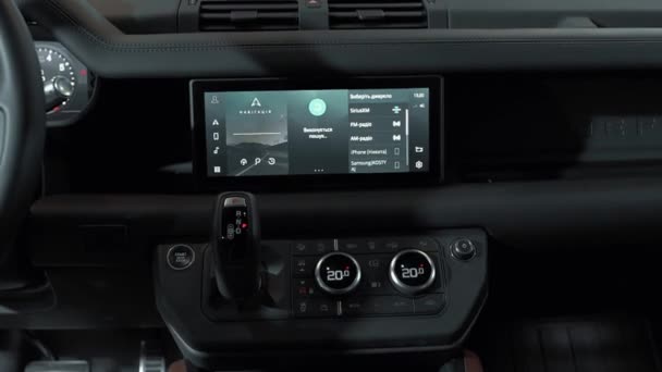 Kiew Ukraine 2020 Range Rover Defender — Stockvideo