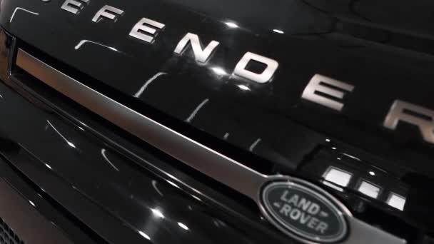 Kiew Ukraine 2020 Range Rover Defender — Stockvideo