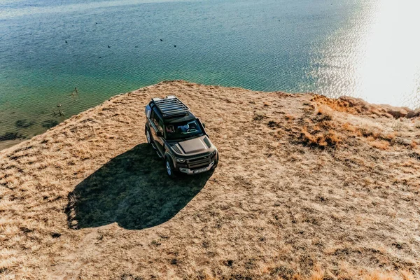 Kyiv Ukraine 2020 Range Rover Defender — стоковое фото