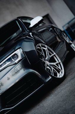 Kyiv, Ukrayna - 08.13.2021: Audi A5 Coupe 