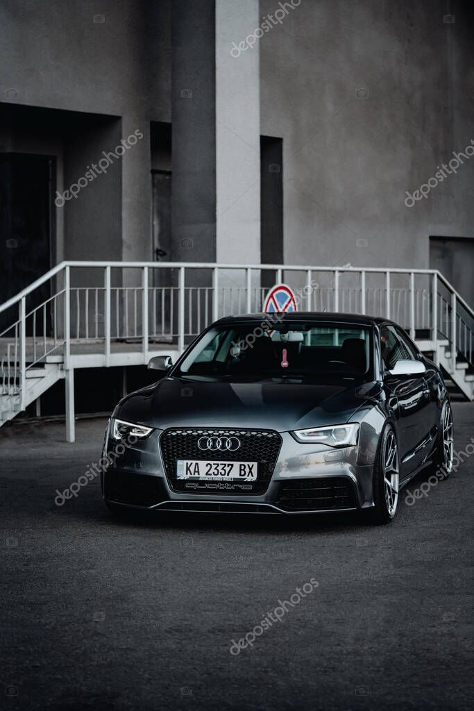 Kyiv, Ukraine - 08.13.2021: Audi A5 Coupe