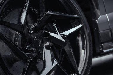 Kyiv, Ukrayna - 08.13.2021: Lamborghini URUS