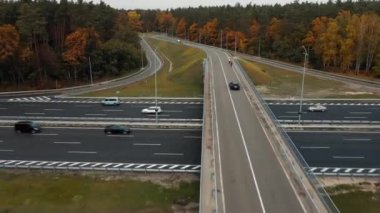 Kyiv, Ukraine - 28.03.2022: Audi RS6 Driving along a forest road