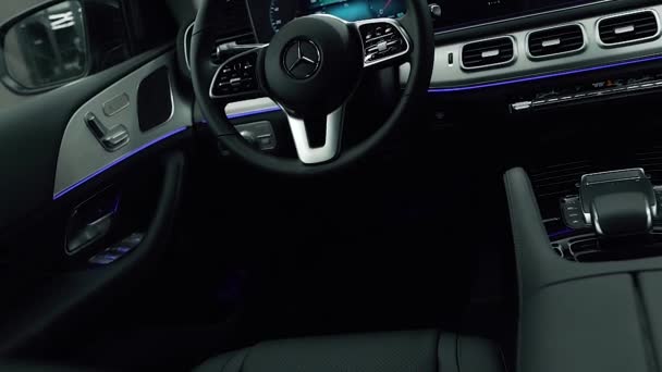 Kyiv Ukraine 2022 Mercedes Benz Gle Coupe — Stockvideo