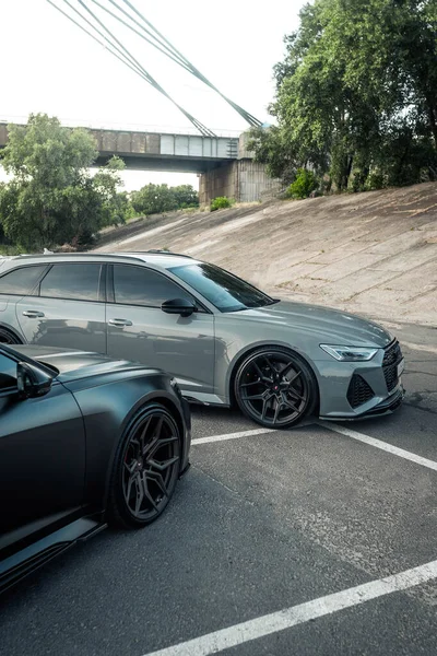 Kiev Ucrania 2022 Audi Rs6 —  Fotos de Stock