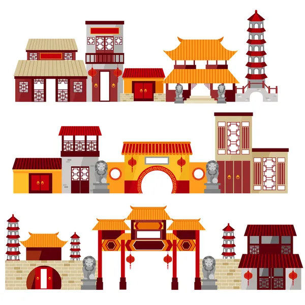 Chinatown — Stock Vector