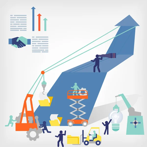 Le travail d'équipe — Image vectorielle