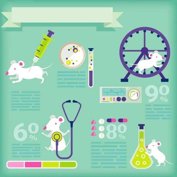 Laboratoriumtest — Stockvector