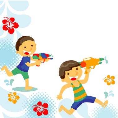 Songkran Festival clipart