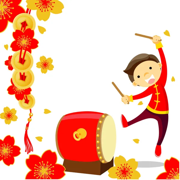 Nouvel An chinois — Image vectorielle