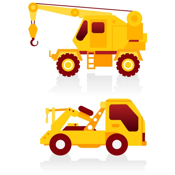 Camion grue — Image vectorielle