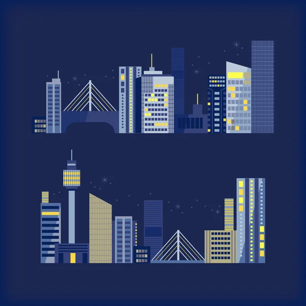 Ciudad — Vector de stock